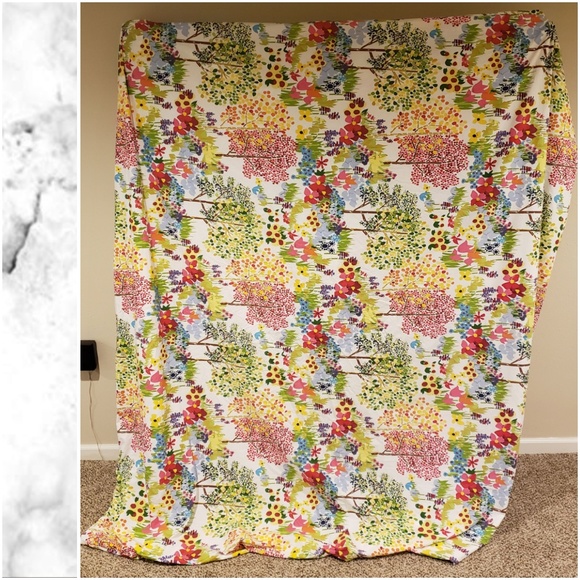 Pottery Barn Bedding Duvet Cover Queen Floral Poshmark
